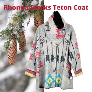 Rhonda Starks Paiute Button Collar Teton Coat